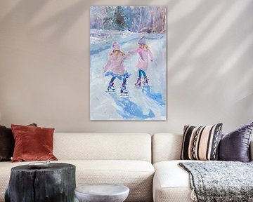 Ice dance | Winter fun by Wonderful Art
