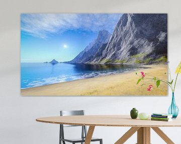 belle plage de sable d'été sur Markus Gann