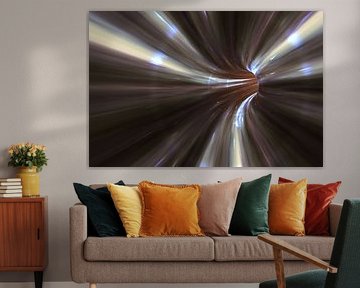 warptunnel in de ruimte van Markus Gann
