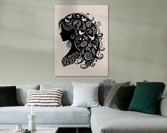 Example of the artwork in a room