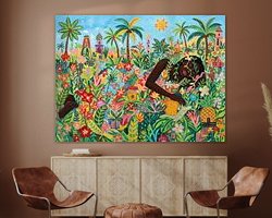 Example of the artwork in a room