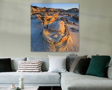 Eierfabrik in der Bisti-Wildnis, De-Na-Zin, New Mexico von Henk Meijer Photography