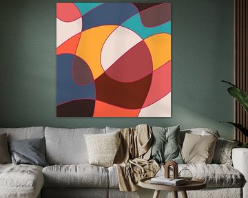 Kleuren Spelen met lijnen en oppervlakken van Lindenthal.ART