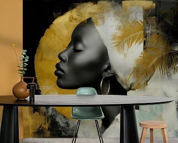 Golden Serenity, African Muse