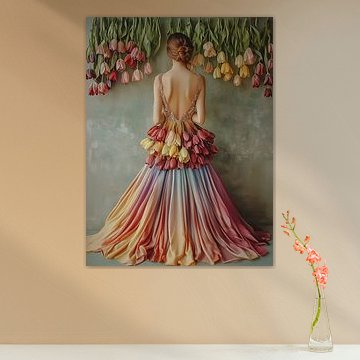 Florale Haute Couture mit Tulpen
