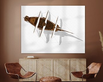 Sailing ship by Richard Laschon