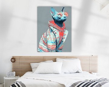 Hipster Cat 17 by JBJart Justyna Jaszke