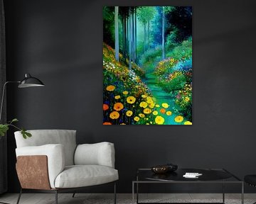Wald von Klimt Stil 8 von JBJart Justyna Jaszke