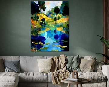 Forest by Klimt style 15 by JBJart Justyna Jaszke