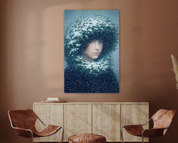 portrait de neige sur La collection ARTEO