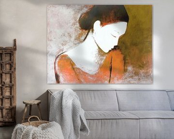 Orange Silence by ARTEO Paintings