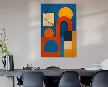 Peinture abstraite. sur Galerie Hoppenbrouwers