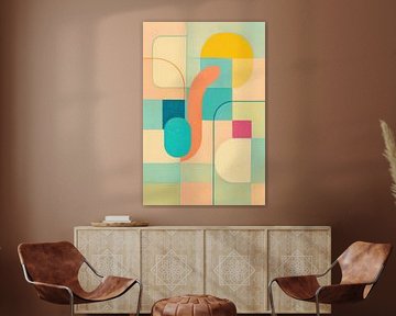 Peinture abstraite. sur Galerie Hoppenbrouwers