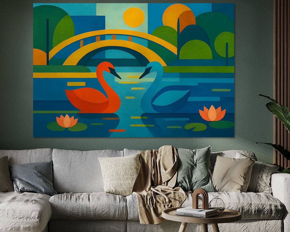 Example of the artwork in a room