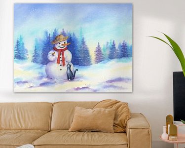 Example of the artwork in a room