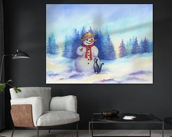 Example of the artwork in a room