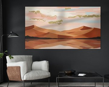 Dawn over the Desert by Victor Weijers