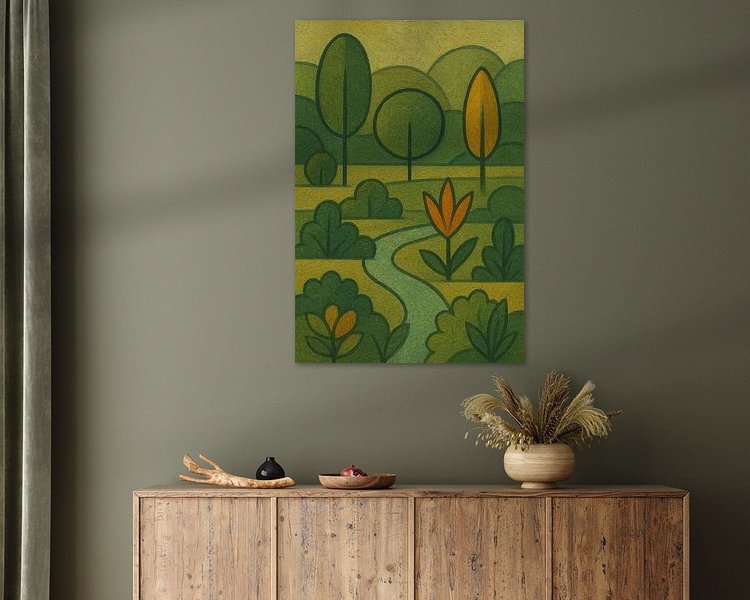 Example of the artwork in a room