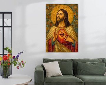 Jesus Christ is King painting. by Gallery Hoppenbrouwers