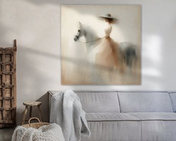 Cavalier avec chapeau sur FoXo Art