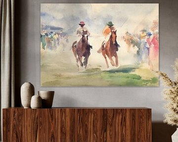 Jockeys in dynamic horse racing by Niklas Maximilian