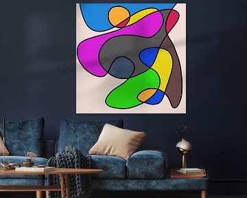 Colours Game II. with lines and surfaces