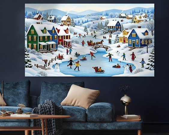 Example of the artwork in a room