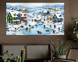 Example of the artwork in a room