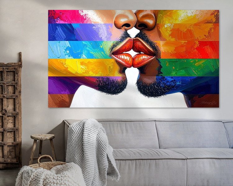 Example of the artwork in a room