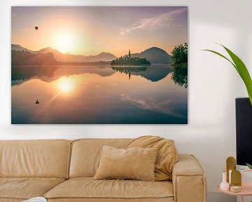 Panorama Lake Bled Slovenia