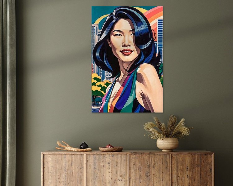 Example of the artwork in a room