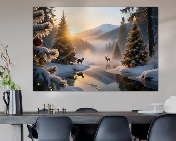 Rêve de neige scintillante