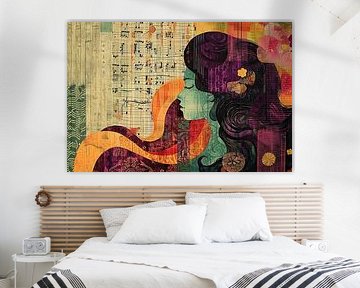 Vrouw Profiel | Orange Wave