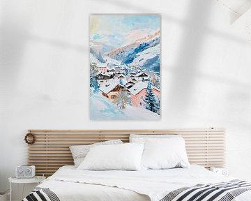 Paysage d'hiver sur Art Merveilleux