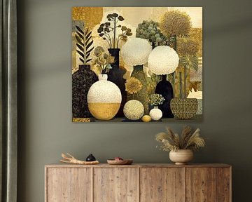 Flower vases | Chic Floral Design with Vases by Eye catching paintings