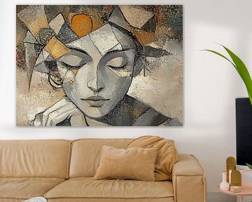 Contemplative Abstract Vision van Zen en Meer