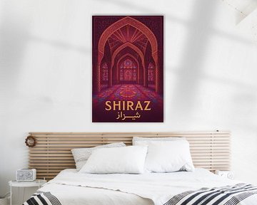 Shiraz Nasir al-Mulk Moschee Druck - Glasmalerei Innenkunst