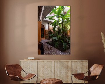 Oase van rust in een riad in Marrakech