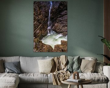 Die Breitachklamm in Tiefenbach bei Oberstdorf im Allgäu von Rico Ködder