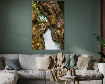 Die Breitachklamm in Tiefenbach bei Oberstdorf im Allgäu von Rico Ködder