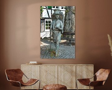 the Burger Pretzel Man in Solingen-Unterburg,Bergisches Land