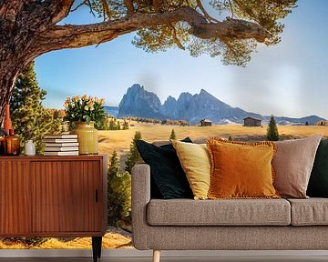 Dolomieten Alpe di Siusi van Voss fotografie