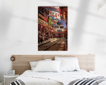 Train Street Hanoi, Vietnam by Patrick Fotografeert