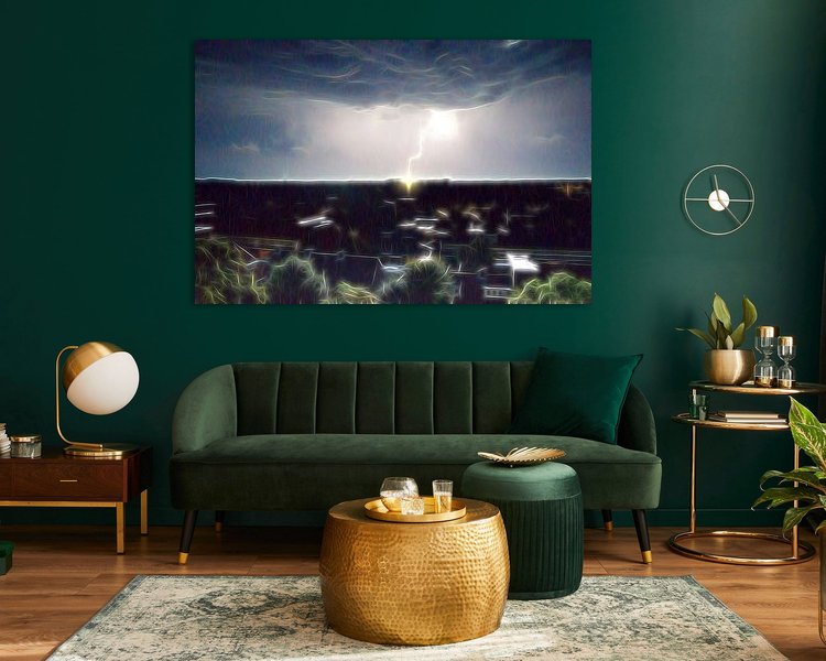 Example of the artwork in a room