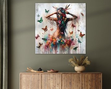 Rêverie des papillons floraux