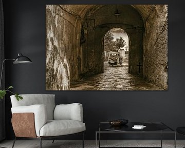 Piaggio Ape auf Procida Italien