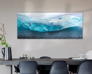 Gletschereis am Diamond Beach in Island.