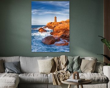 Pink Granite Coast, Brittany, France 4 by Adelheid Smitt