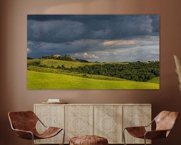 Herannahendes Gewitter in der Toskana, Italien von Adelheid Smitt