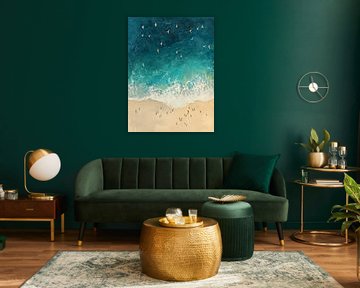 Vleugels boven de kust van Mosaic Dialogue